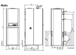 bodenstehender Gas-Brennwertkessel domostar-plus