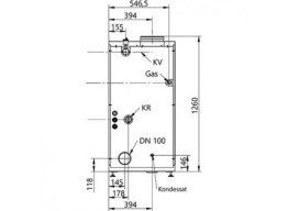 bodenstehender Gas-Brennwertkessel domogas DGD